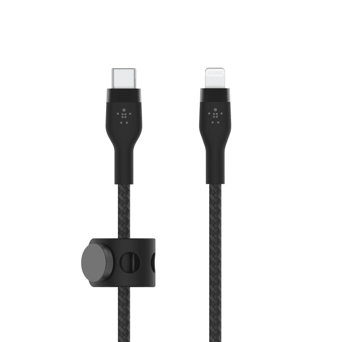 Belkin BOOST↑CHARGE PRO Flex USB-C Cable with Lightning Connector (3M) - Black