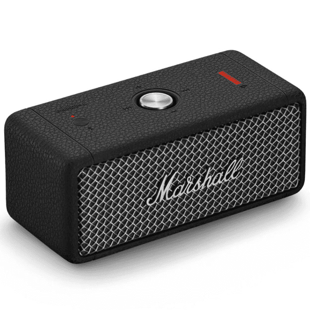 Marshall Emberton Portable Bluetooth Speaker - Black And Maple
