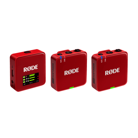 Rode Wireless GO (Gen 3) Compact Wireless Microphone System - Red