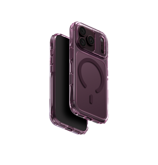 UNIQ HYBRID IPHONE 18 PRO MAGCLICK CHARGING LIFEPRO XTREME - DEEP BURGUNDY