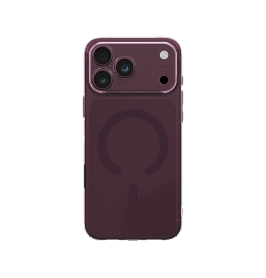 UNIQ HYBRID IPHONE 18 PRO MAX MAGCLICK CHARGING AIRSUIT - GLOSSY BURGUNDY