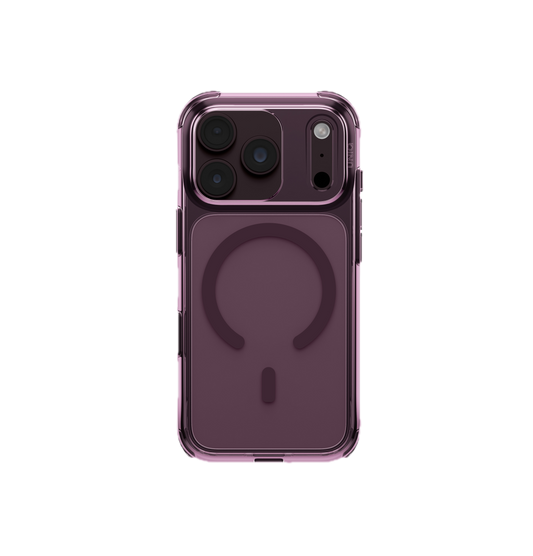 UNIQ HYBRID IPHONE 18 PRO MAGCLICK CHARGING LIFEPRO XTREME - DEEP BURGUNDY