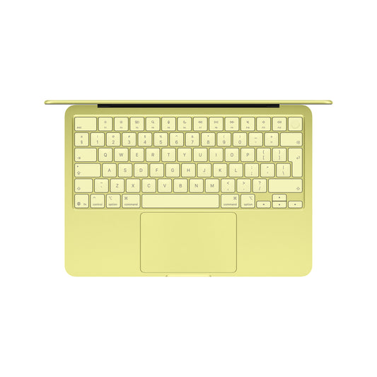 Top view of the Magic Keyboard with Touch ID on the 13-inch MacBook Neo 512GB Citrus from Tradeline.