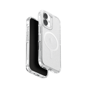 جراب UniQ LifePro Xtreme Tinsel الهجين النحيف المتوافق مع MagClick لهاتف iPhone 17 - Tinsel Lucent