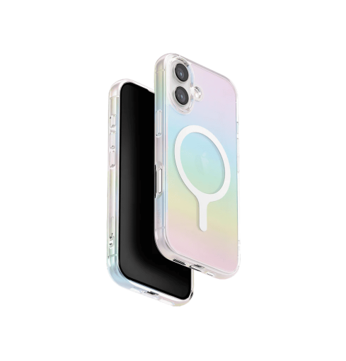 Uniq Iridescia Holographic Case with MagClick Compatibility for iPhone 17 - Holo Quartz
