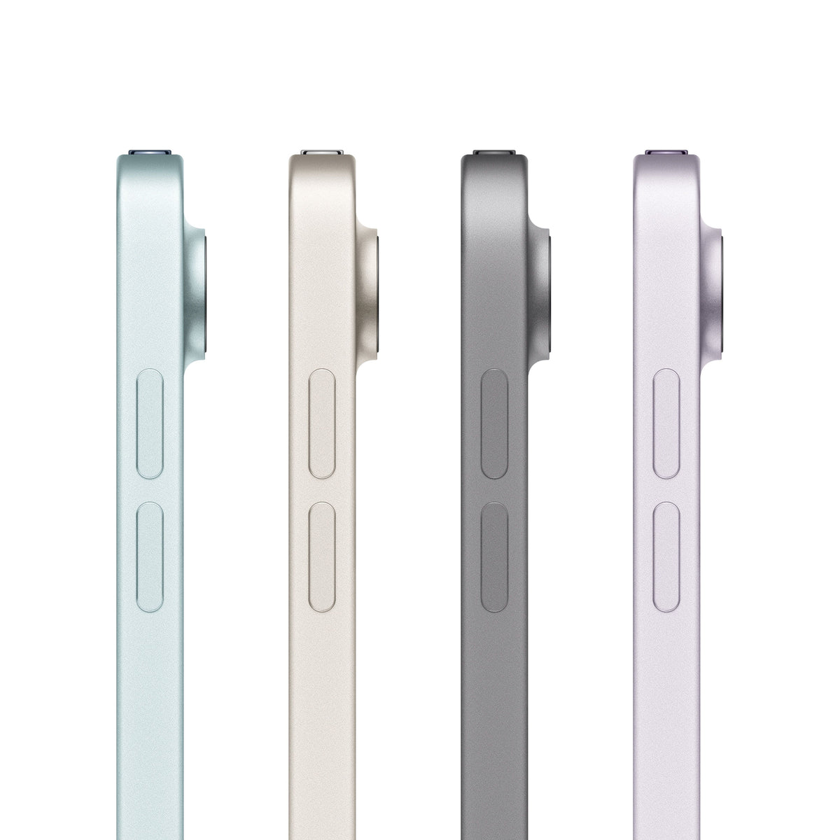 Four colors view showcasing the 11-inch iPad Air Wi-Fi 128GB Blue M4 lineup at Tradeline.
