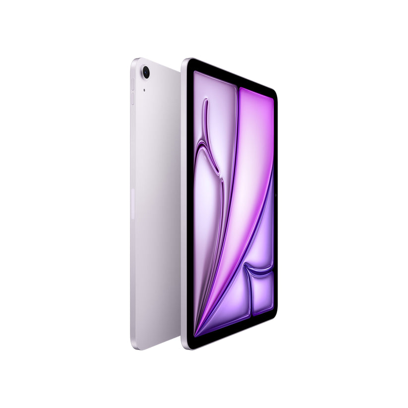 Side view profile of the 11-inch iPad Air Wi-Fi 1TB Purple M4 tablet from Tradeline Egypt.