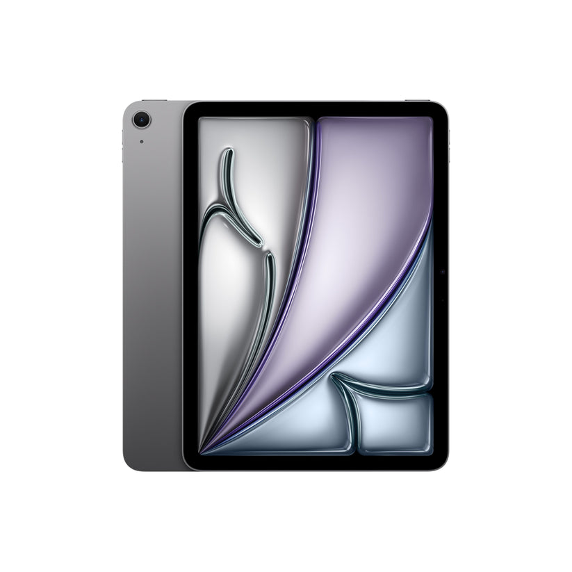 Front and back view display of the 11-inch iPad Air Wi-Fi 1TB Space Grey M4 available at Tradeline.