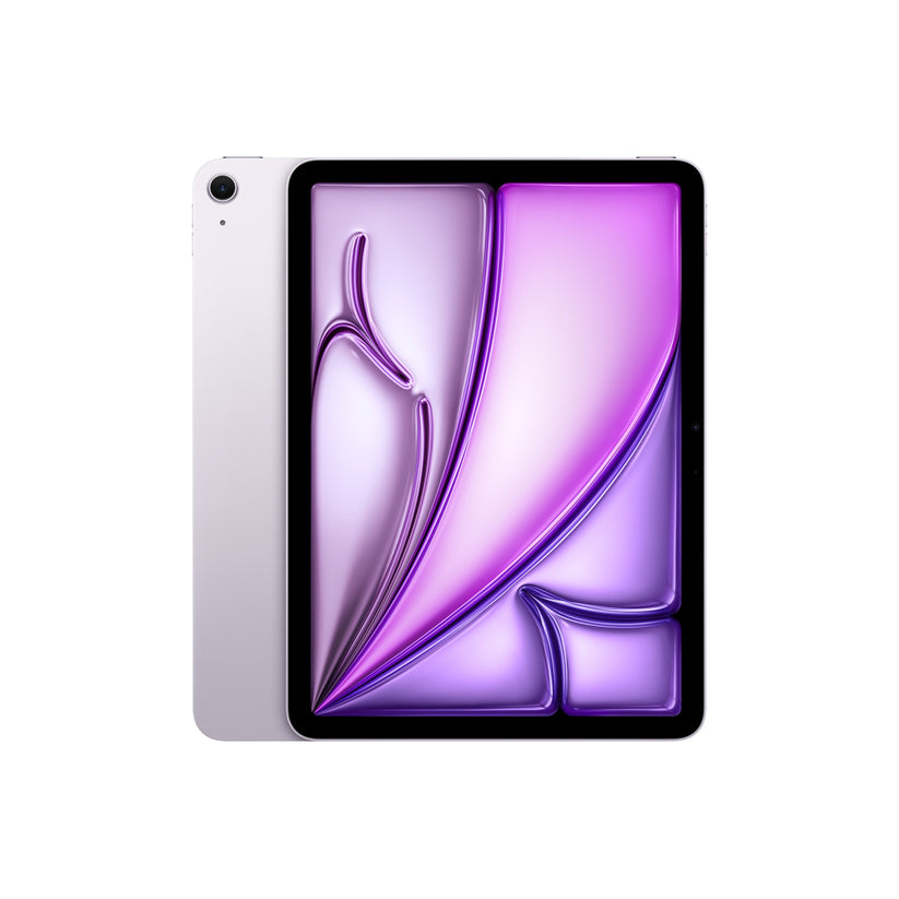 Front and back view display of the 11-inch iPad Air Wi-Fi 256GB Purple M4 available at Tradeline.
