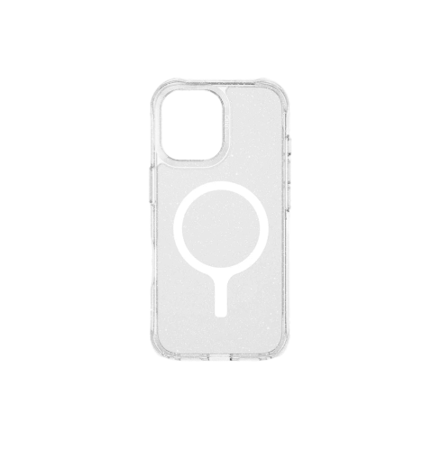 جراب UniQ LifePro Xtreme Tinsel الهجين النحيف المتوافق مع MagClick لهاتف iPhone 17 - Tinsel Lucent