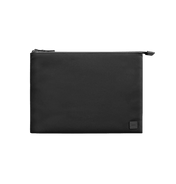 Uniq Lyon Slim Water-Resistant Nylon Laptop Sleeve Up to 16” - Midnight Black