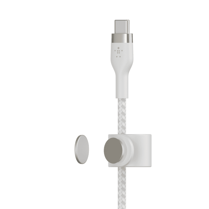 كابل Belkin BOOST↑CHARGE PRO Flex من USB-C إلى Lightning بطول 3 متر - أبيض