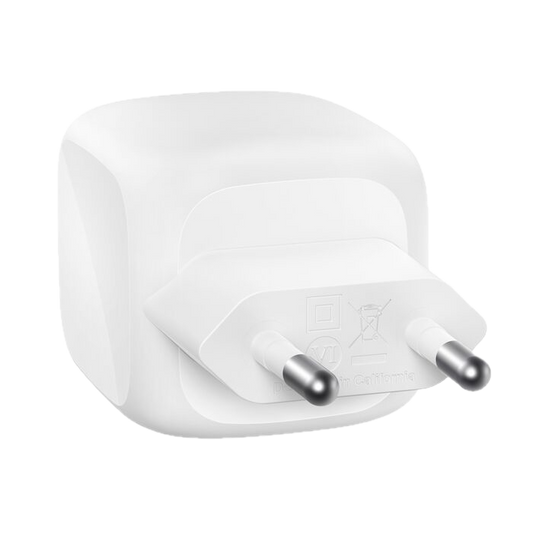Belkin BoostCharge Pro 2-Port USB-C GaN Charger 50W - White