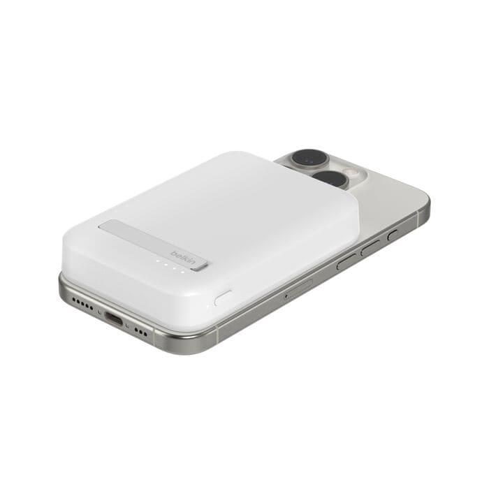 Belkin BoostCharge Pro Magnetic Power Bank with Qi2 15W 8K - White