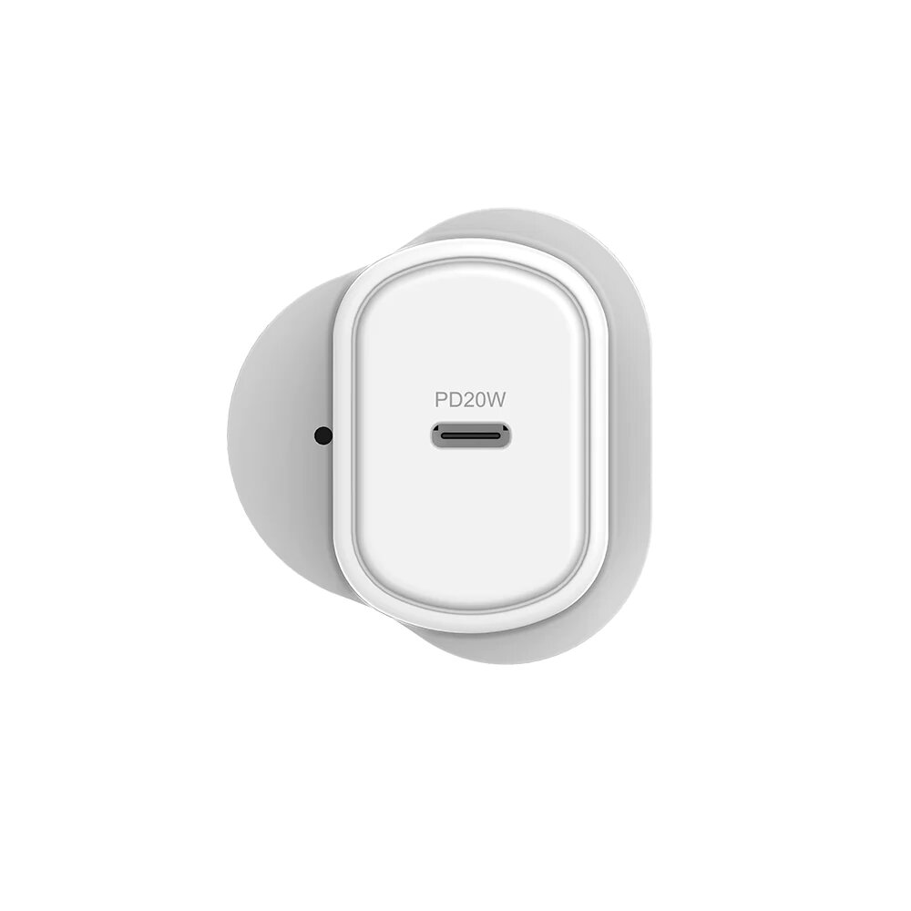 شاحن حائط Cygnett بقدرة 20 واط وتقنية USB-C PD - أبيض