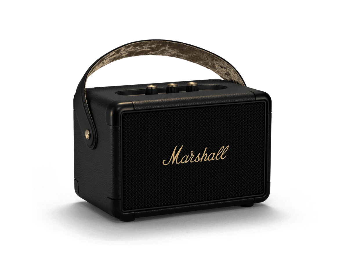 Marshall Kilburn II Portable Bluetooth Speaker - Black and Brass
