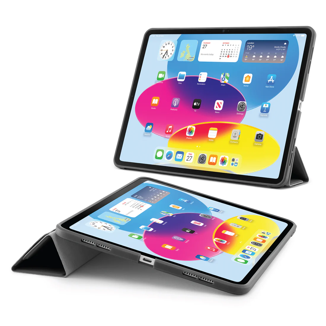 Pipetto iPad 10th Gen (2022) Origami No1 Original Case - Grey