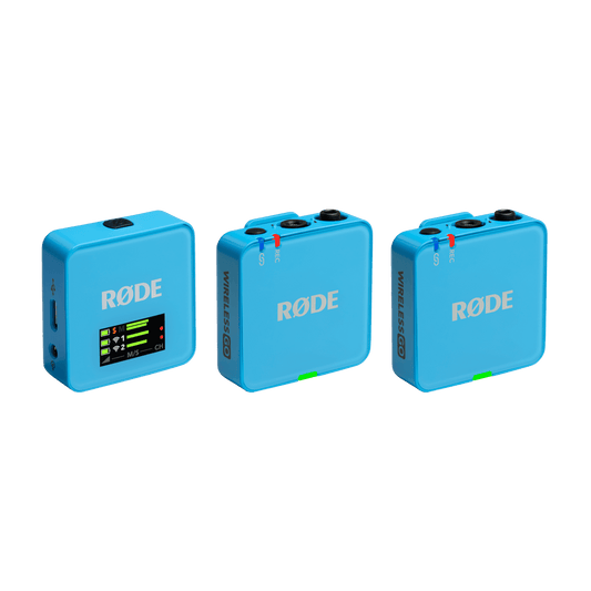 Rode Wireless GO (Gen 3) Compact Wireless Microphone System - Blue