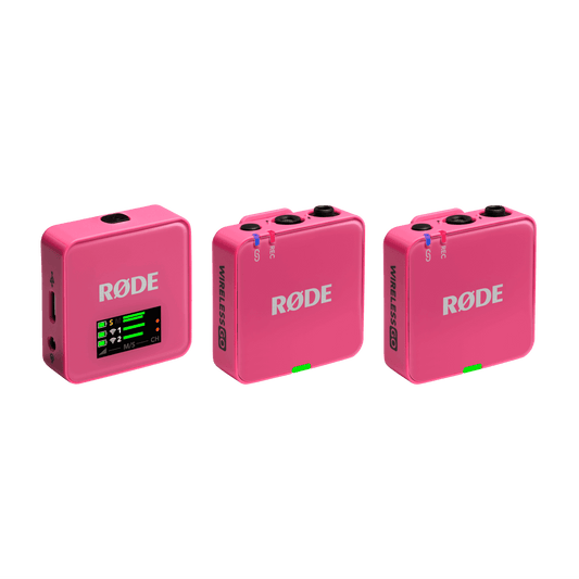Rode Wireless GO (Gen 3) Compact Wireless Microphone System - Pink