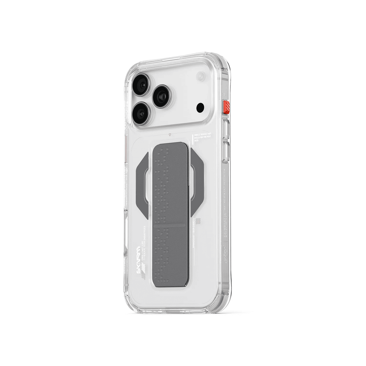 SKINARMA HAXA Mag-Charge iPhone 17 Pro Max with Grip-Stand - Clear