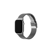 UNIQ DANTE PRO APPLE WATCH SELF-ADJUSTABLE MESH STEEL BAND 42/41/40MM - TITANIUM SILVER