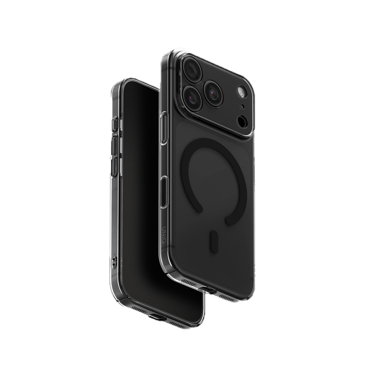 UNIQ HYBRID IPHONE 18 PRO MAGCLICK CHARGING AIRSUIT - GLOSSY SMOKE