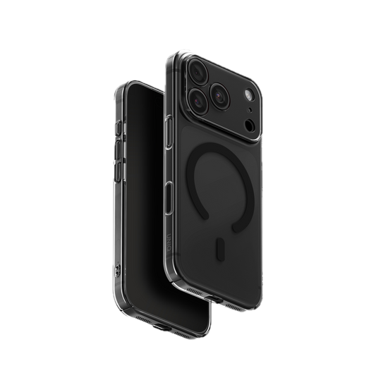 UNIQ HYBRID IPHONE 18 PRO MAGCLICK CHARGING AIRSUIT - GLOSSY SMOKE