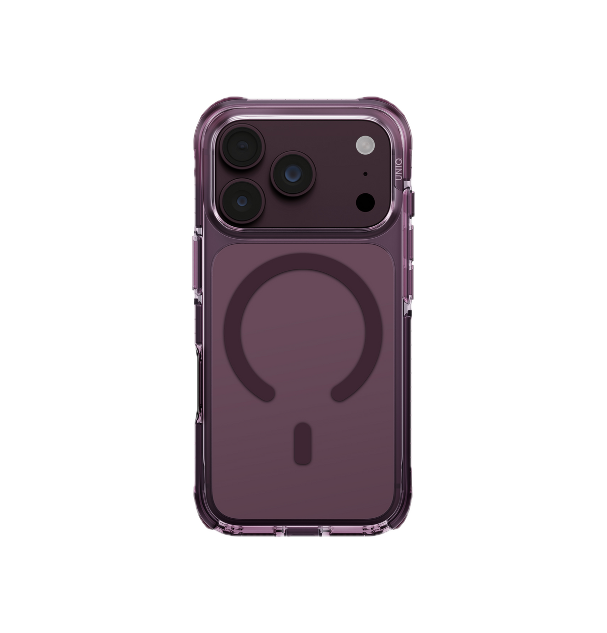 UNIQ HYBRID IPHONE 18 PRO MAGCLICK CHARGING COMBAT - DEEP BURGUNDY