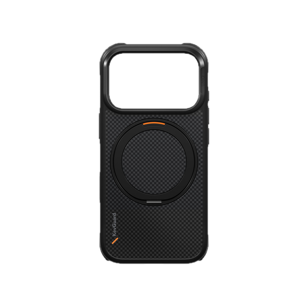 UNIQ HYBRID IPHONE 18 PRO MAGCLICK CHARGING KEVA MŌV - CARBON BLACK