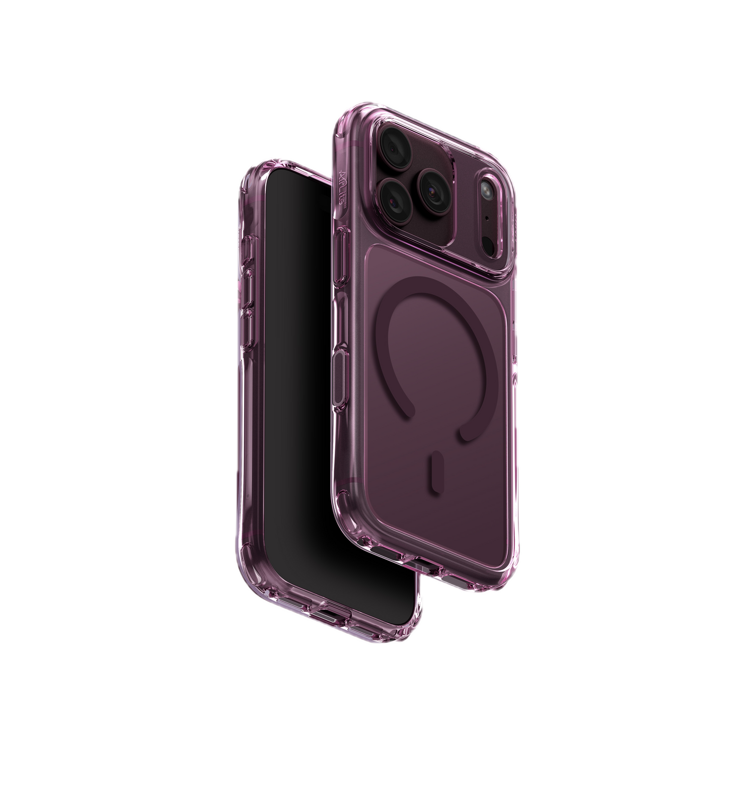 UNIQ HYBRID IPHONE 18 PRO MAGCLICK CHARGING LIFEPRO XTREME - DEEP BURGUNDY