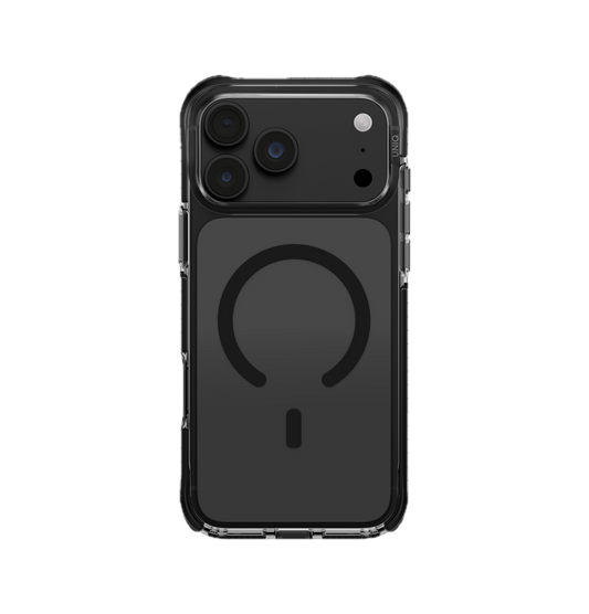 UNIQ HYBRID IPHONE 18 PRO MAX MAGCLICK CHARGING COMBAT - CARBON BLACK