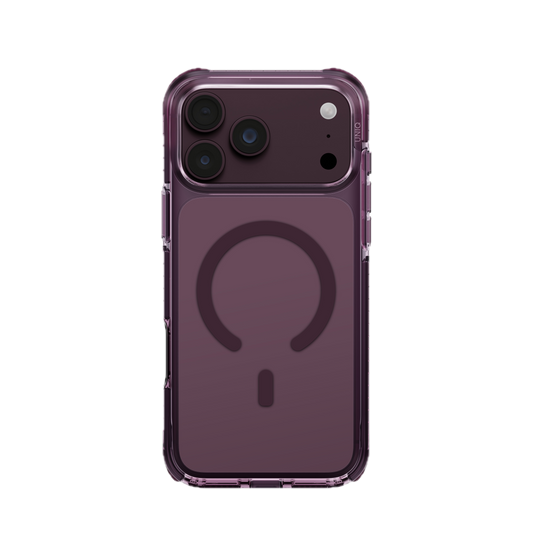 UNIQ HYBRID IPHONE 18 PRO MAX MAGCLICK CHARGING COMBAT - DEEP BURGUNDY