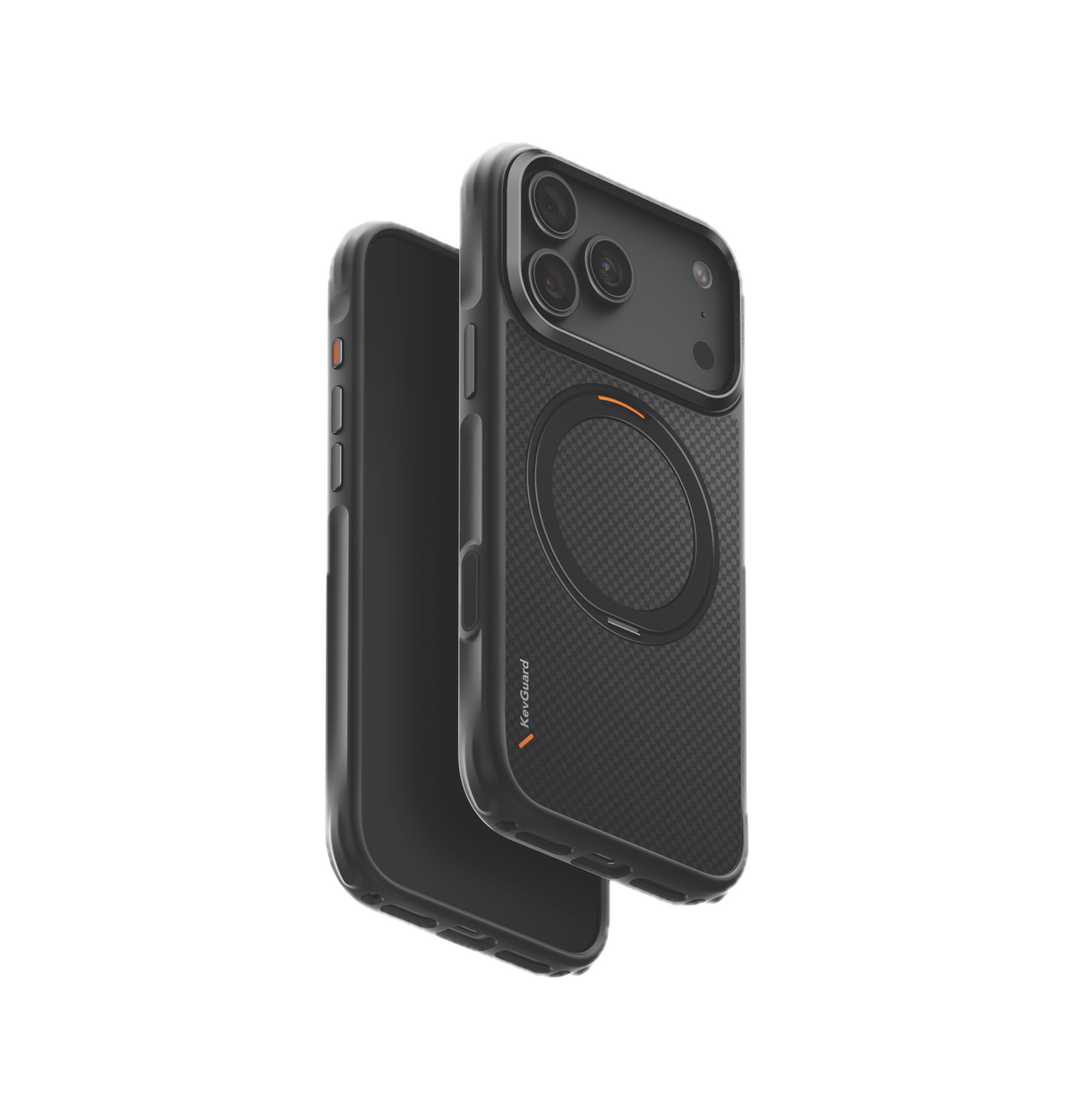 UNIQ HYBRID IPHONE 18 PRO MAX MAGCLICK CHARGING KEVA MŌV - CARBON BLACK