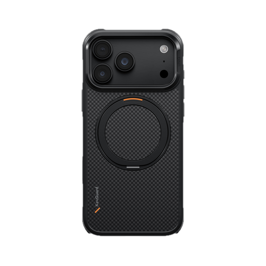 UNIQ HYBRID IPHONE 18 PRO MAX MAGCLICK CHARGING KEVA MŌV - CARBON BLACK