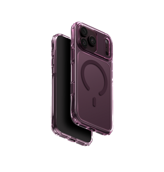 UNIQ HYBRID IPHONE 18 PRO MAX MAGCLICK CHARGING LIFEPRO XTREME - DEEP BURGUNDY