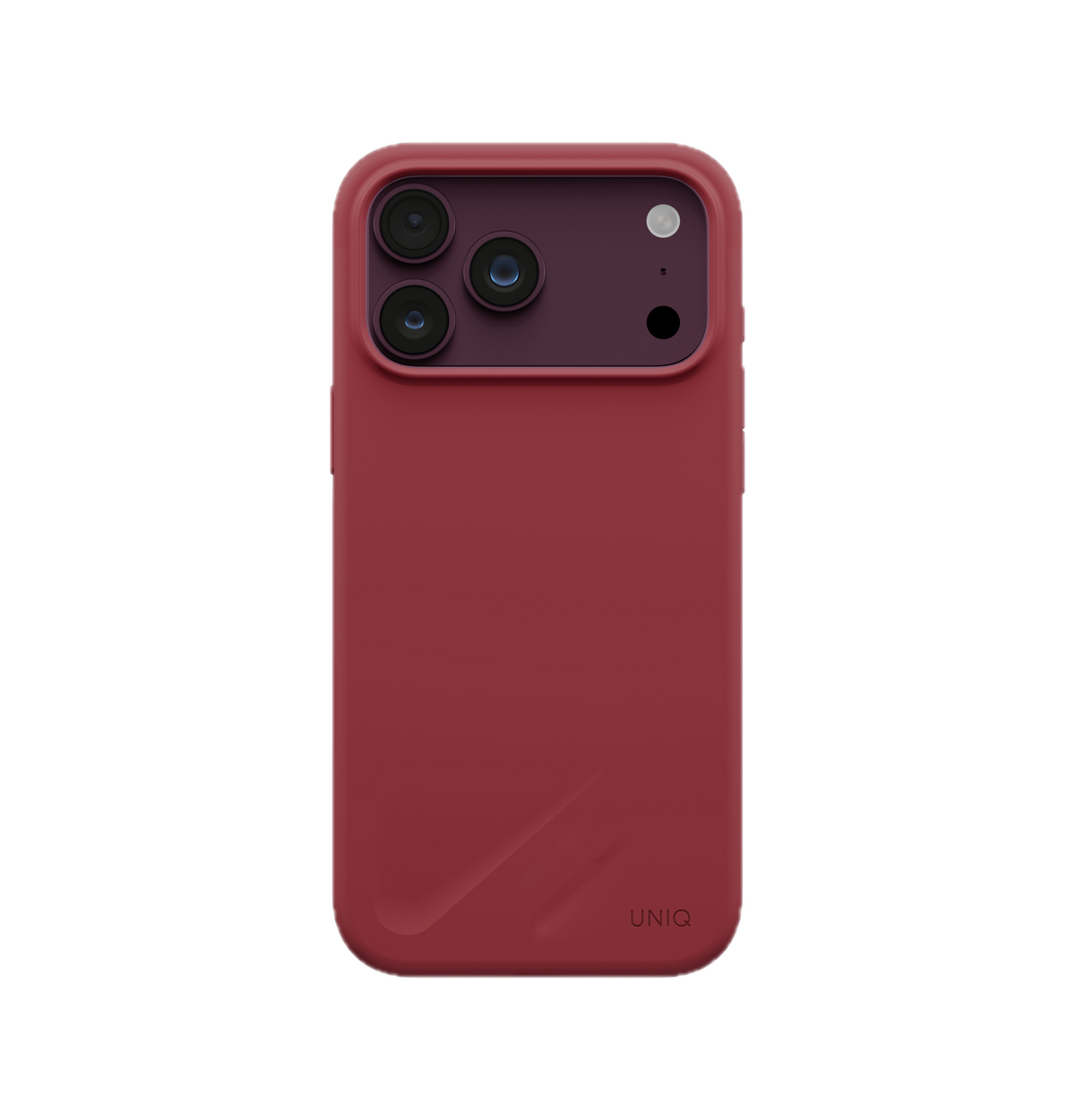 UNIQ HYBRID IPHONE 18 PRO MAX MAGCLICK CHARGING LINO - CRANBERRY RED