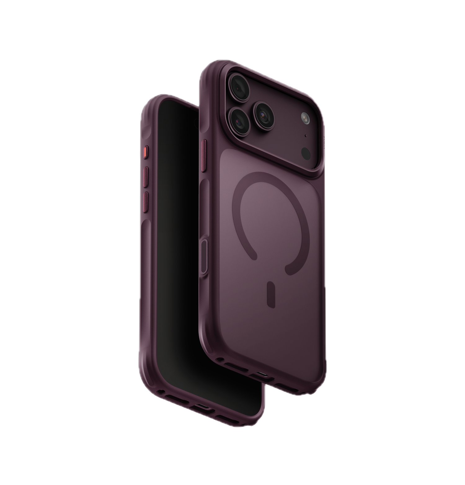 UNIQ HYBRID IPHONE 18 PRO MAX MAGCLICK CHARGING VEREN (AF) - BURGUNDY FROST