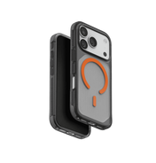 Uniq Combat Active Triple-Layered Rugged Protective Case for iPhone 17 Pro - Smoke/Orange