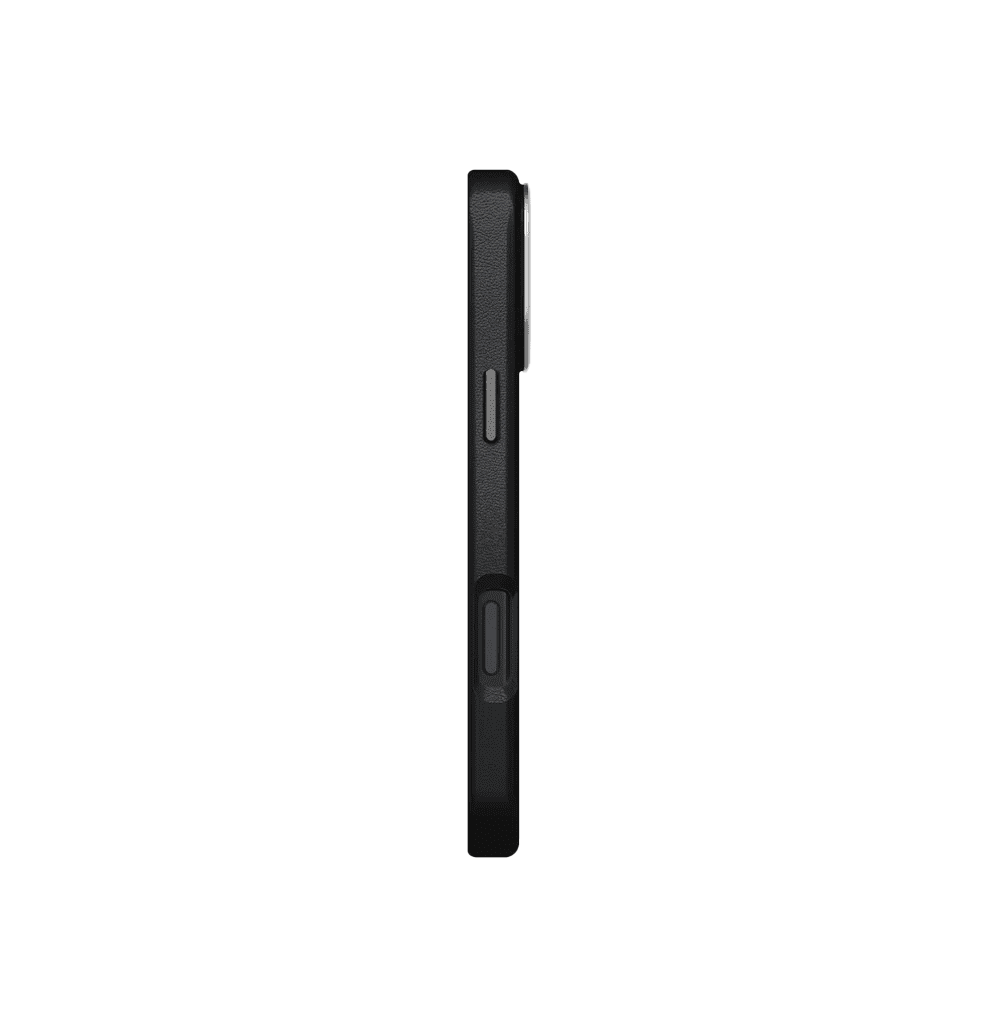 جراب UniQ Lyden الفاخر من الجلد الصناعي لهاتف iPhone 17 Pro Max - أسود