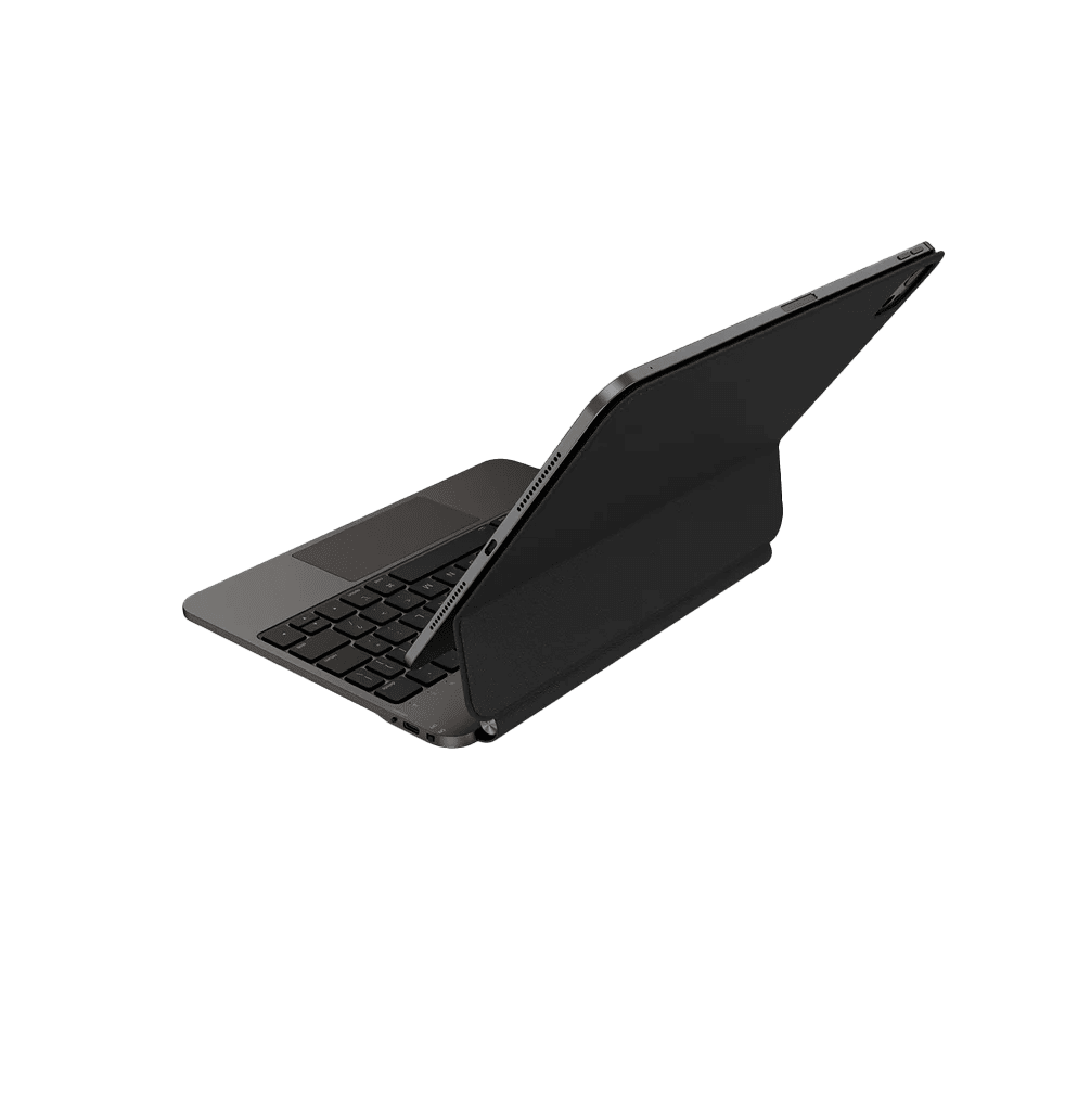 جراب لوحة مفاتيح مغناطيسي ذكي Uniq Venno Pro لجهاز iPad 11 بوصة A16 (2025) و10.9 بوصة الجيل العاشر (2022) - أسود