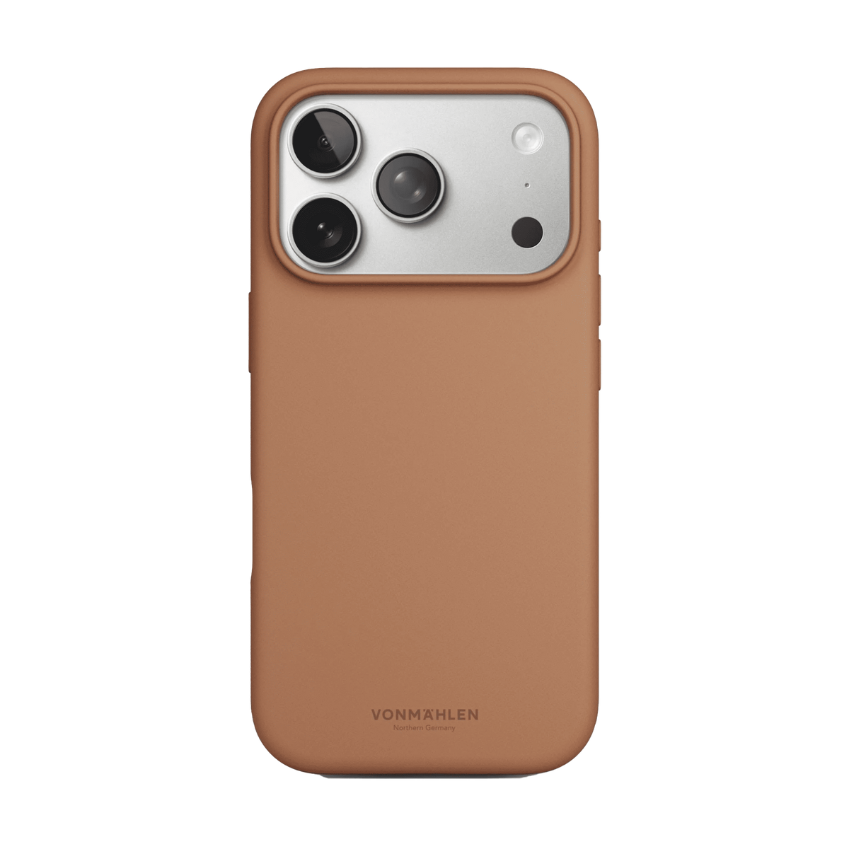 جراب سيليكون ناعم من Vonmahlen لهاتف iPhone 17 Pro - لون كريمي