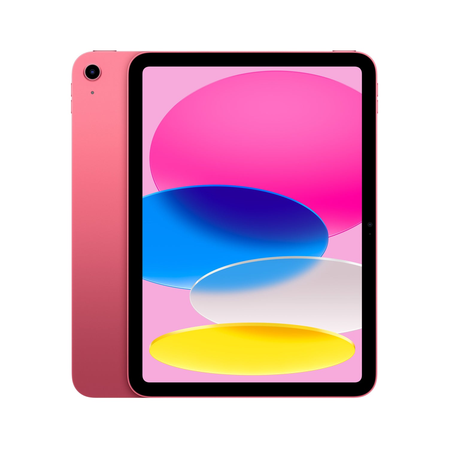 Front display view of the Apple iPad A16 Wi-Fi 128GB in Pink available at Tradeline.