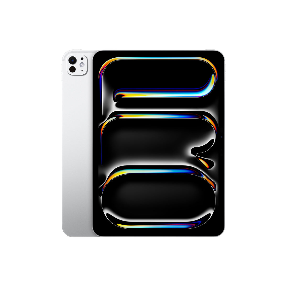 Back and side angle view of the Apple iPad Pro M5 11-inch Wi-Fi 256GB Standard Glass Silver at Tradeline.