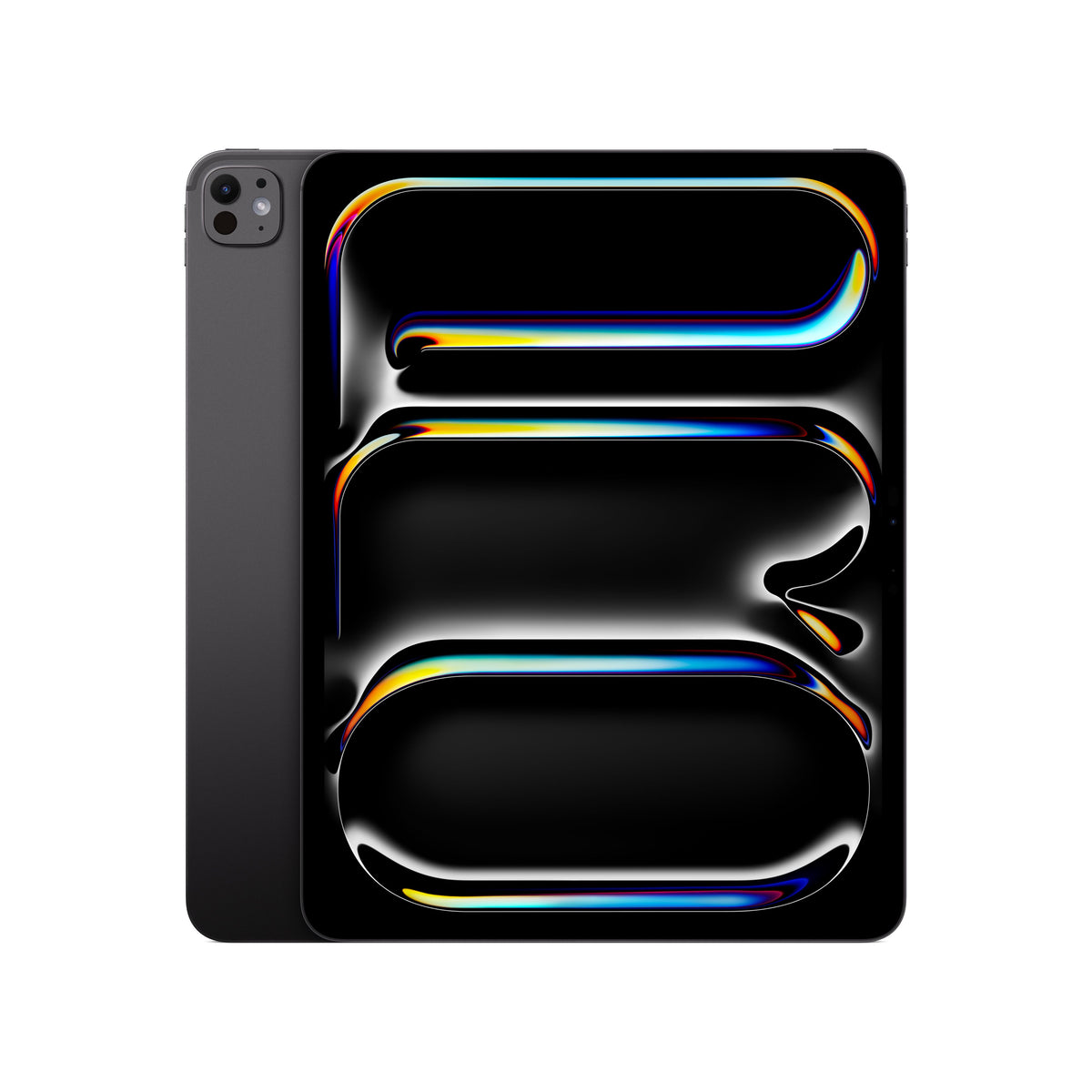 Back and side perspective of Apple iPad Pro M5 13-inch Wi-Fi 2TB Nano-texture Space Black from Tradeline.