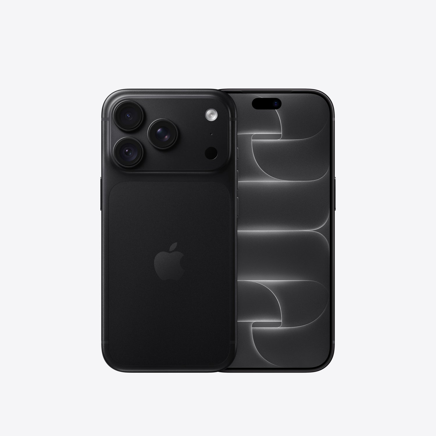 Front and back view of the Apple iPhone 18 Pro 1TB in Black available at Tradeline.