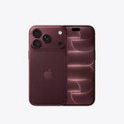 Front and back view of the Apple iPhone 18 Pro 256GB in Burgundy available at Tradeline.