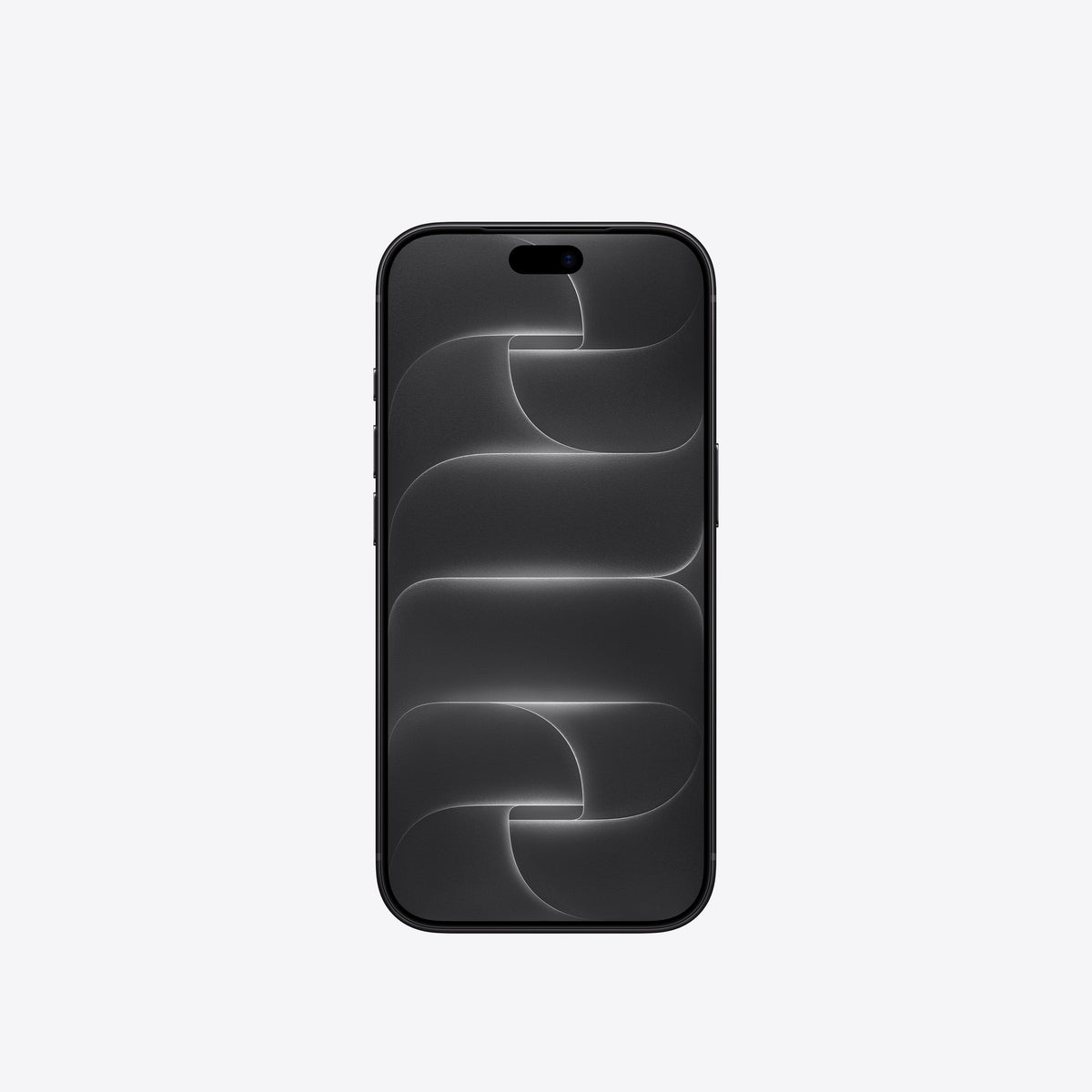 Front display screen view of the Apple iPhone 18 Pro 2TB Black model at Tradeline Egypt.