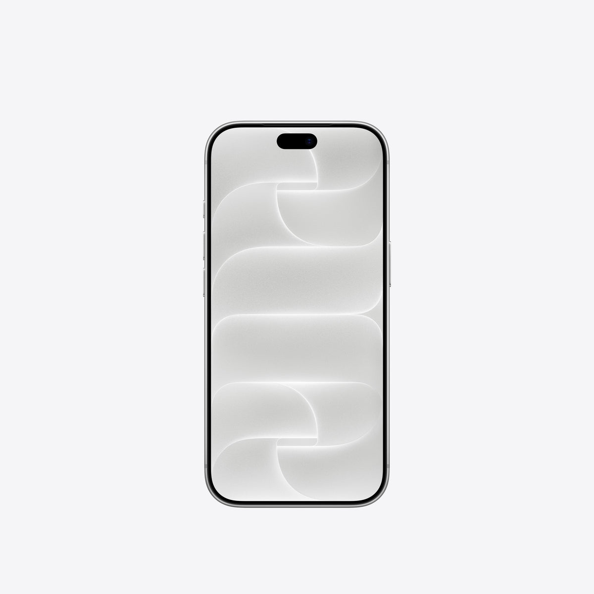 Front display view of the flagship Apple iPhone 18 Pro 2TB Silver at Tradeline Egypt.