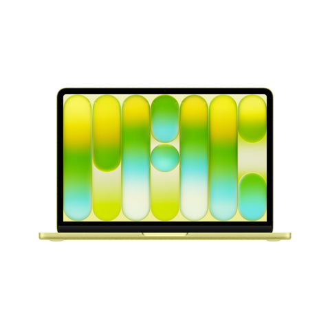 Front display view of the 13-inch MacBook Neo A18 Pro 256GB in Citrus available at Tradeline.