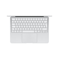Overhead top view of the Magic Keyboard on the 13-inch MacBook Neo 256GB Silver from Tradeline.